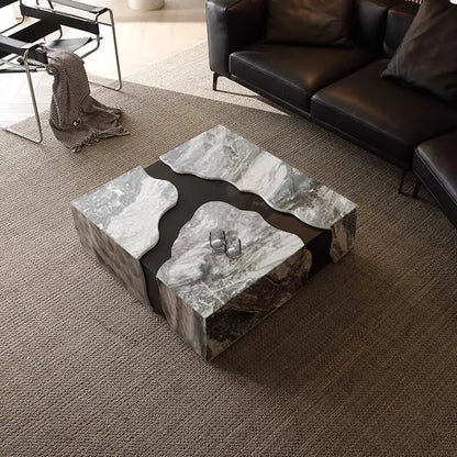 Modern Luxury Coffee Table Marble Coffee Table Living Room Home Minimalist Aesthetic Mesas De Centro Para Sala Home Furniture
