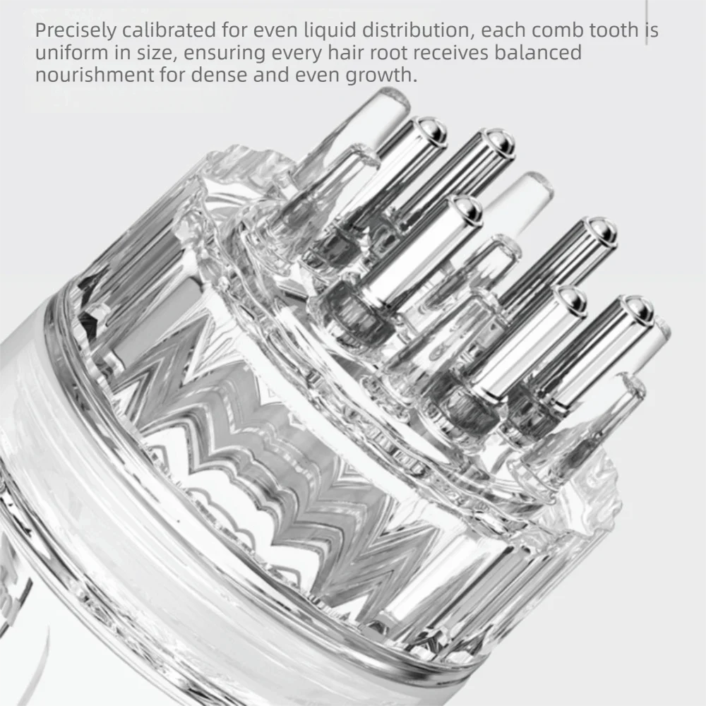 Precise Scale Hair Growth Serum Oil Apply Liquid Guiding Massager 3ml Scalp Treatment Comb Hair Scalp Treatment