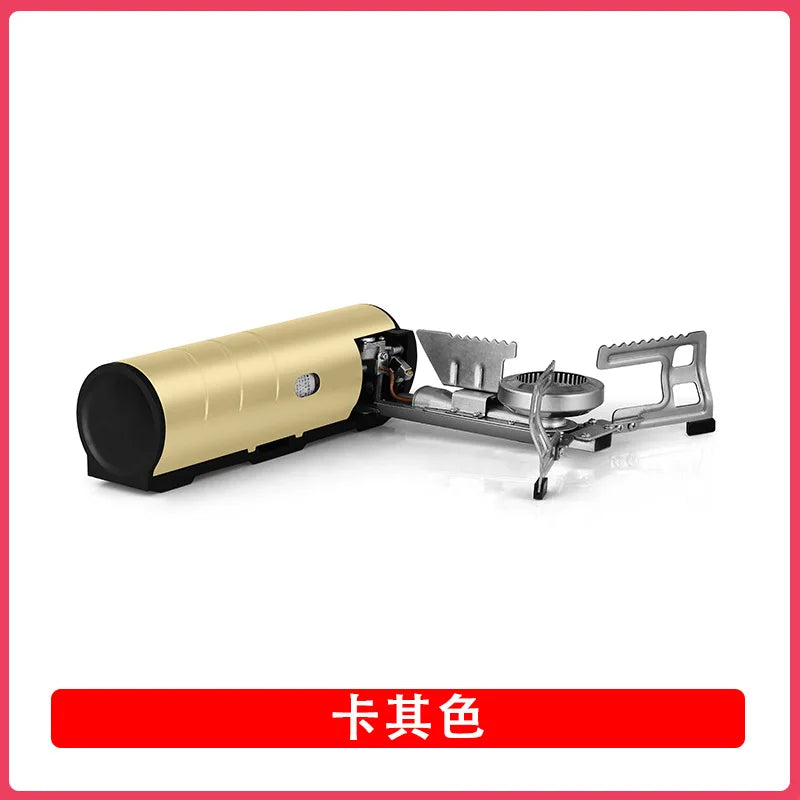 Outdoor Accessories: Folding Gas Stove Lightweight Portable Stove with One-Second Expansion for Camping Hot Pot Tea Stove
