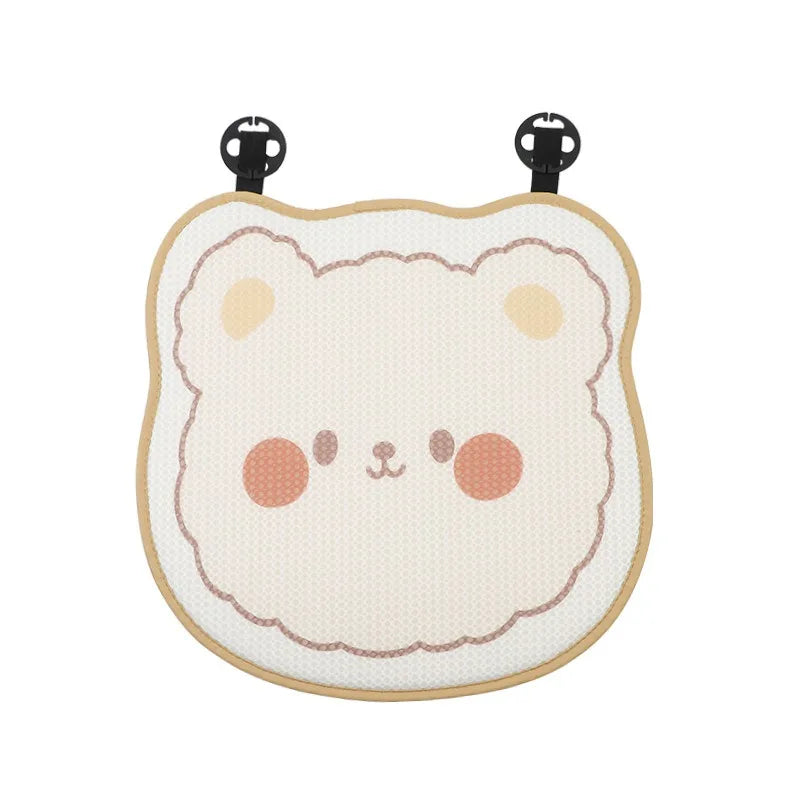 Comfortable Cute Car Seat Covers Ice Silk Cartoon Car Seat Protector Cushion Cute Car Accessories Universal Seat Covers Full Set