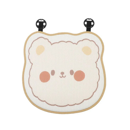 Comfortable Cute Car Seat Covers Ice Silk Cartoon Car Seat Protector Cushion Cute Car Accessories Universal Seat Covers Full Set