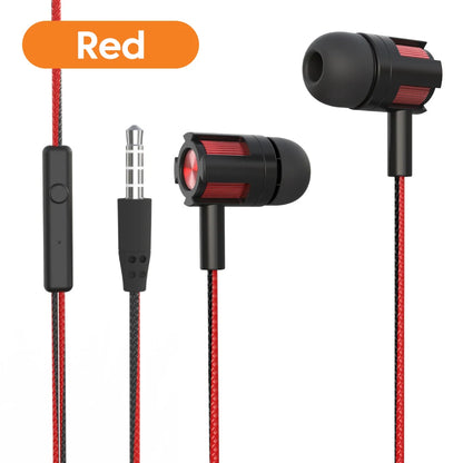 3.5mm Wired Headphones Over Ear HiFi Call Wire Control Earphones With Microphones Headsets For Cellphones Tablet Laptop Earbuds