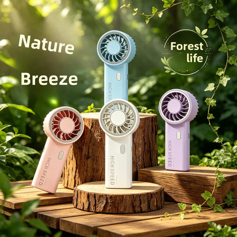 Handheld Fan Upgraded Portable Fan,Mini USBRechargeable Personal Fan, Outdoor Travel ,Suitable for summer beach and concerts