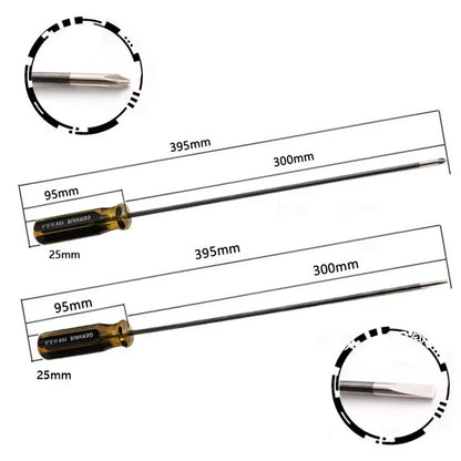 1/2Pcs Extra Long Screwdriver Set Professional Magnetic Slotted/Cross Screw Drivers For Sewing Machine Auto Repairing Tools