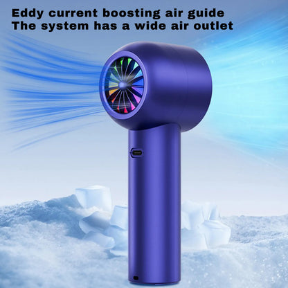 Portable Handheld Fan MINI  USB Rechargeable Mini Fan With Digital Display Screen Small Electric Fan for Outdoor Camping