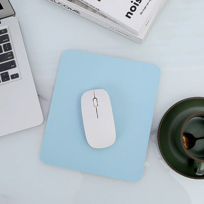 1PC Small PU mouse pad Non-Slip Gaming Desktop Leather Mouse Pad Waterproof Anti-Scratch Easy To Clean Mat For PC Laptop Desktop