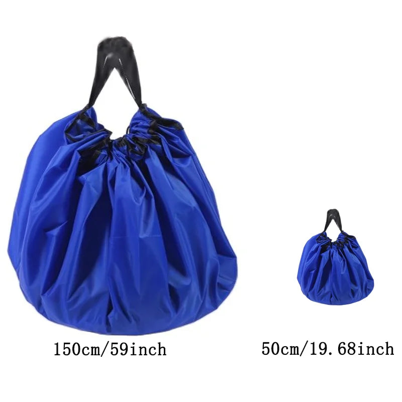 1pc Multifunction Portable Kids Toys Storage Bags Blocks Toys Play Mat Building Blocks Toys Bags for Christmas Gift