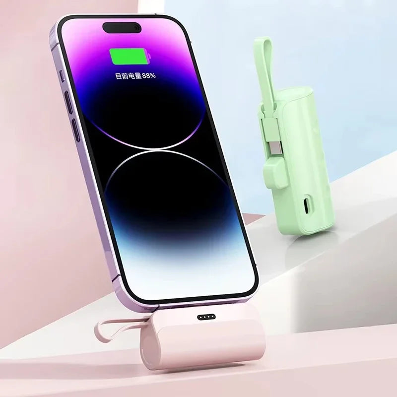 Lenovo 500000mAh Ultra Slim Power Bank Super Fast Charging Large Capacity Portable External Battery USB C For Android iPhone