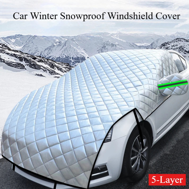 Car Rain Cover Hail Snow Shade Awning From Protective Dust Waterproof Exterior Protect Anti UV Outdoor Protector Covers 5-Layer