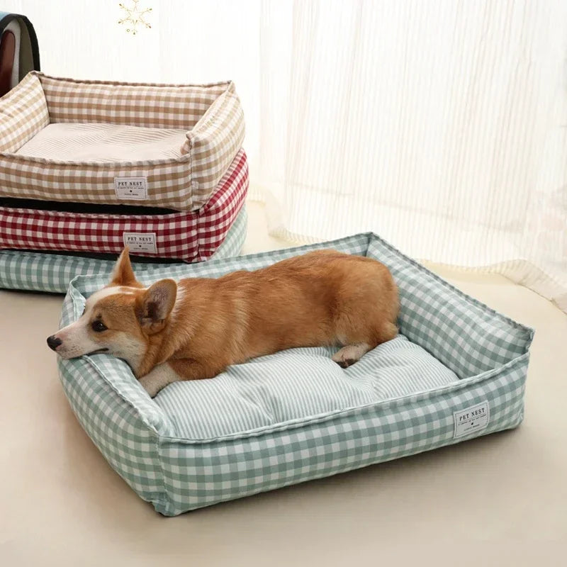 Bed For Dog Cats Puppy House Kennel For Indoor Dogs Small Medium Cat Pet Sofa Sleeping Bed Furniture Pet Supplies Accessories