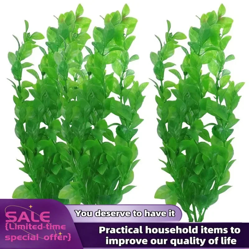 Artificial Grass Aquarium Ornament Plants Water Plant Plastic For Fish Tank Accessories simulation aquatic plant