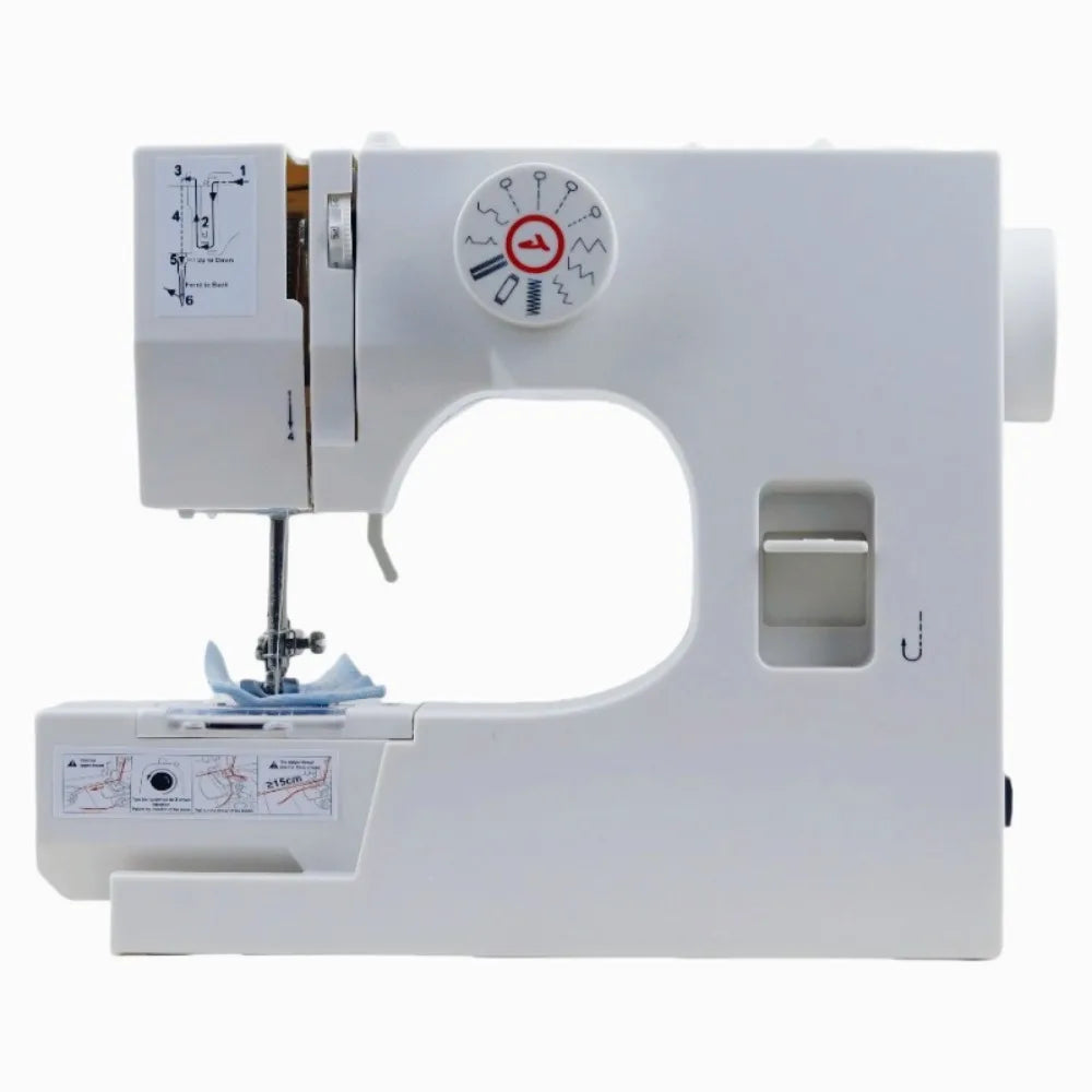825 Semi-Auto Electric Sewing Machine for Home | Beginner Friendly | All Fabrics,12 Stitches Domestic Sewing Machine