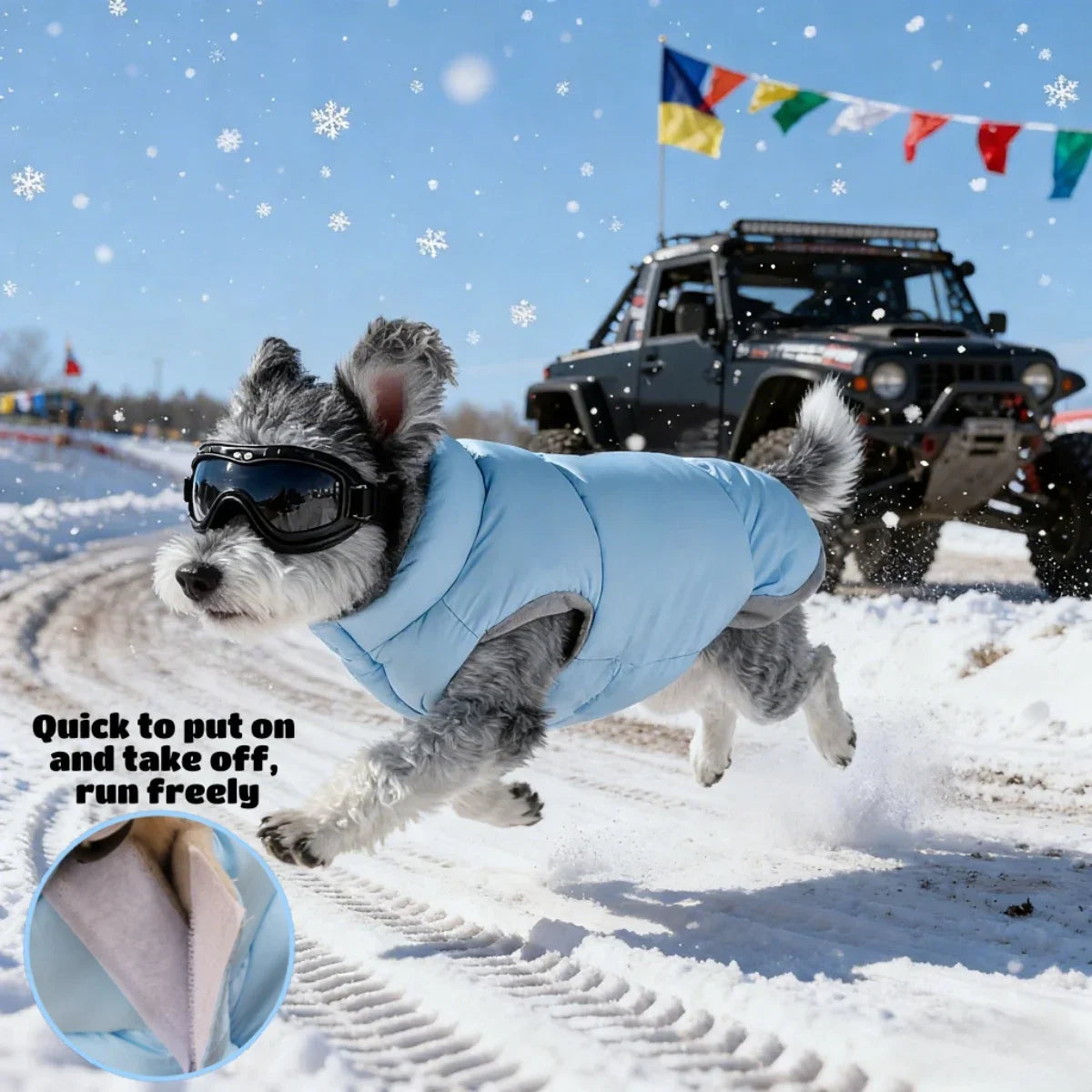 Dog Pet Clothing Dog Down Jacket & Cotton Coat Warm & Comfortable Suitable for Small to Medium Dogs