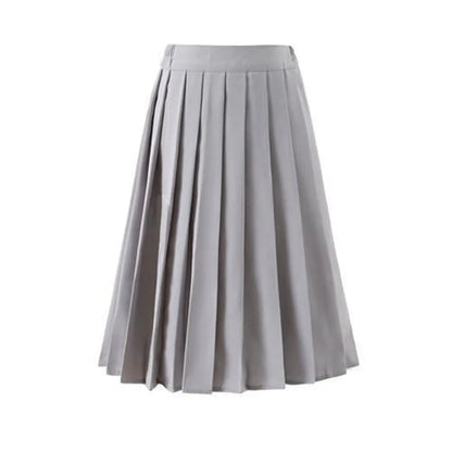 2026 Fashion New Pleated Skirts Women S-5XL Vintage Young Basic Leisure Korean All-match Autumn High Waist Female College Clothe