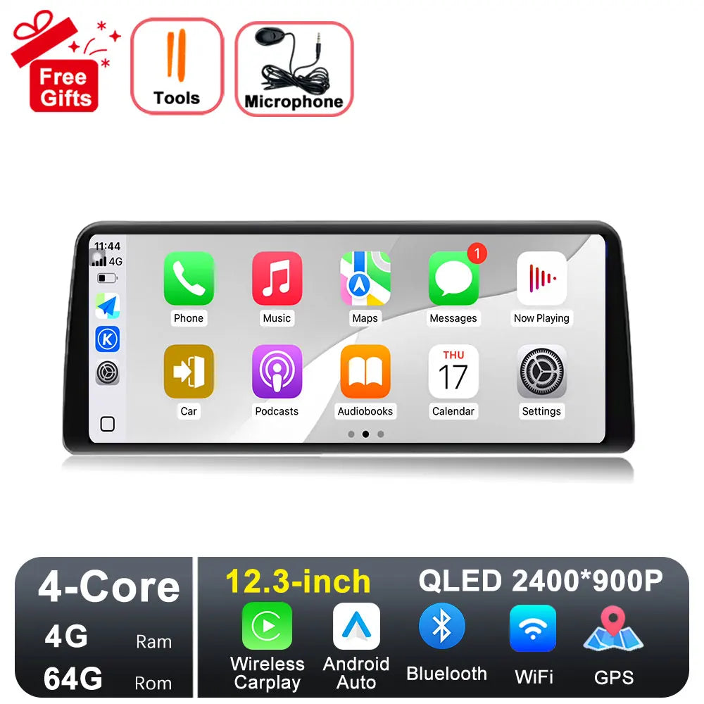 GPS Navigation Android 15 for Nissan Teana 2019-2021 DSP Stereo Bluetooth QLED Touch Screen WlFl 4G