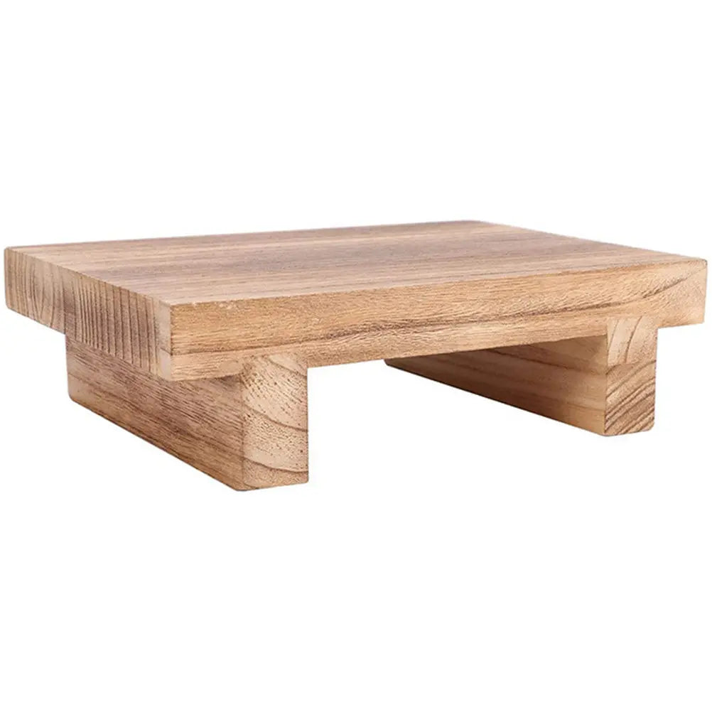 Sturdy Wooden Step Stool Design for Bedroom Living Room Entryway Safety Support Household Utility Stepping Stool Bench