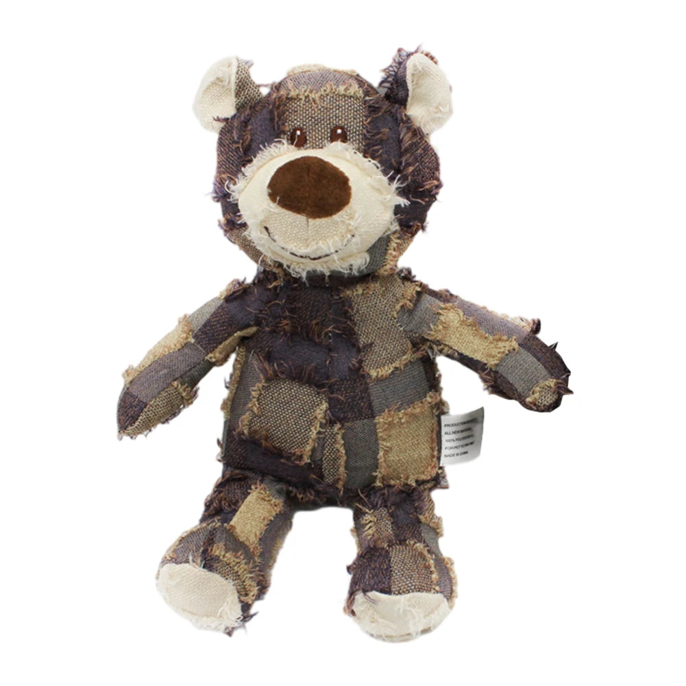 Pet Dog Toys Bear Squeaking Stuffed Toys For Dogs Cat Chew Squeak Toy for Small Dogs Play Funny Training Anxiety Relief Sleep Do