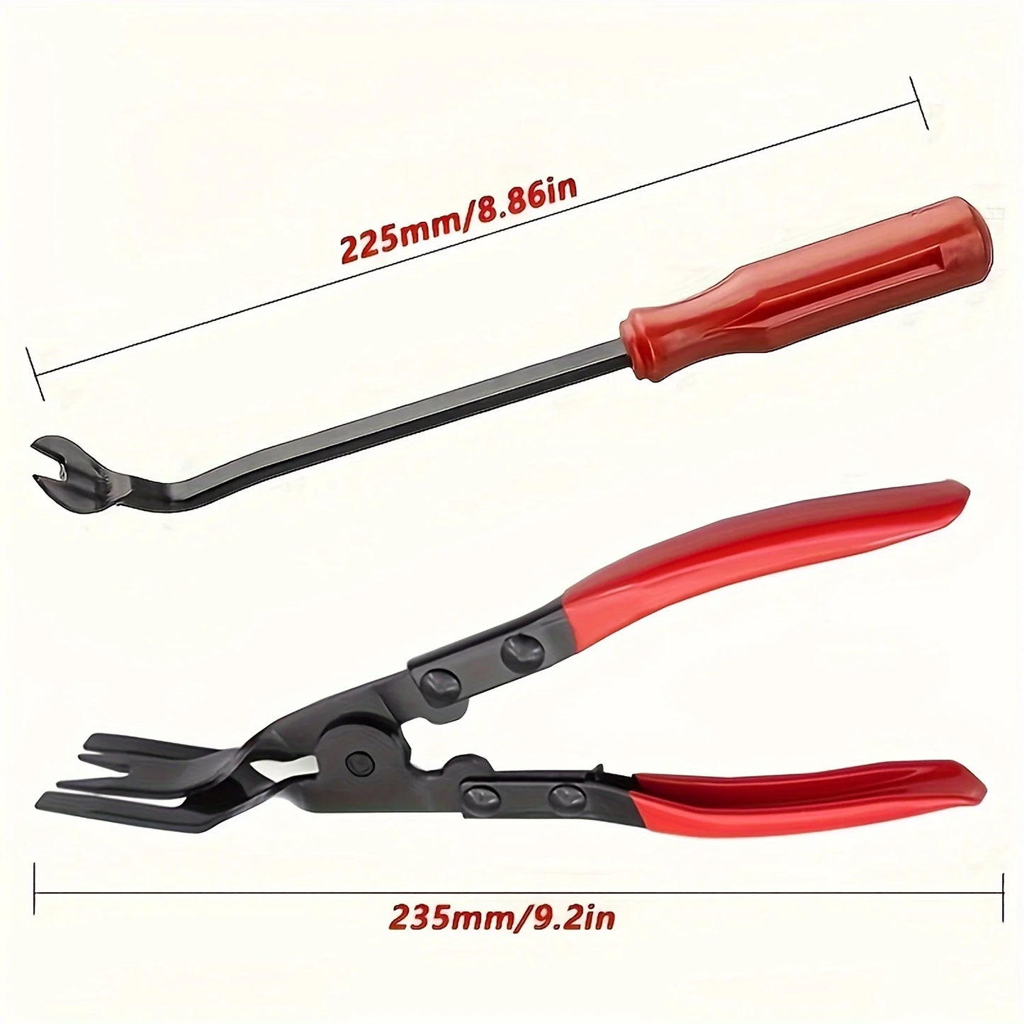 Car Door Nail Puller Fastener Jaw Screwdriver Set Clip Pliers Tool Dashboards Interior Removal Modification Installation Tools