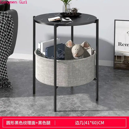 Minimalist Modern Coffee Table Sofa Corner Table Bedside Bedroom Small Round Table Side Tables Living Room Furniture