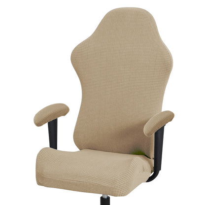 Thick Jacquard Office Computer Game Chair Slipcovers Stretchy  Reclining Racing Gaming Chair Cover Protector With Armrest Cover