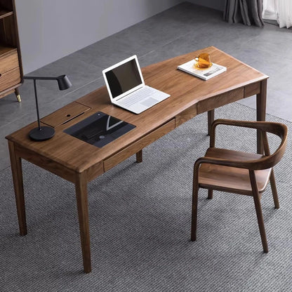 Executive Organizers Office Desk Computer Minimalist Space Saving Office Desk Study Wooden Mesas Escritorio Unique Furniture