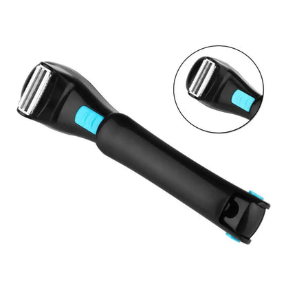 Electric Back Hair Shaver Hair Removal Body Shaving Tool Battery Powered Cordless Foldable Body Hair Trimmer Hair Removal Tool