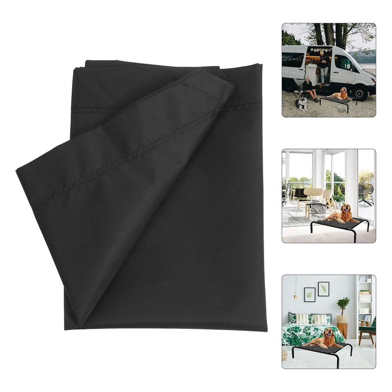 Elevated Pet Bed Cover Dog Cat Folding Camping Bed Cover Cat Dog House Portable Removable Washable Four Seasons Cover Breathable