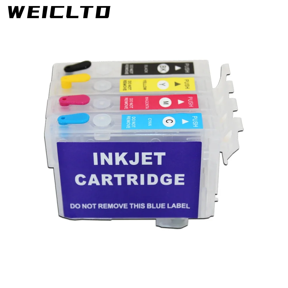 4PC 502XL 29XL 18XL 220 16XL 603XL 604XL 503XL 212XL Refill Ink Cartridge No Chip For Epson XP 2200 2205 3200 3205 Printers