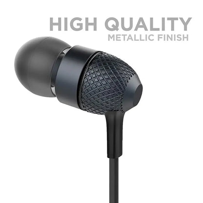 Wired Earphone with Microphone HiFi Music Monitor Bass Headphones Noise Cancelling Headset For Sport Gaming Earbuds