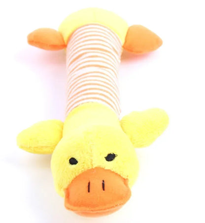 Cute Plush Squeak Toys Pet Wolf Rabbit Animal Plush Toys Dog Chew Whistling Involved Squirrel Dog Toy Funny Pet Products