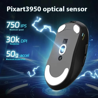 Scyrox V6 Wireless Office Ergonomic Lightweight Gaming Mouse Paw3950 Sensor 30000 DPI Webpage automation bluetooth Gaming Mouse