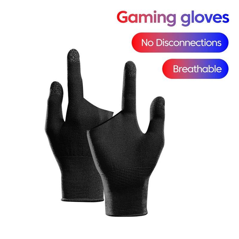 2/5 Fingers Gaming Gloves Breathable For Gamer Non-scratch Mobile Gaming Touch Gloves Gaming Accessories Comfortable Sweat Proof