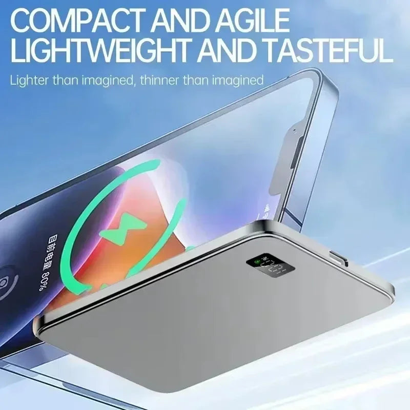 Lenovo 500000mAh PD22.5W Magnetic Power Bank 2027NEW Fast Charging Wireless External Battery For Magsafe For Xiaomi iPhone