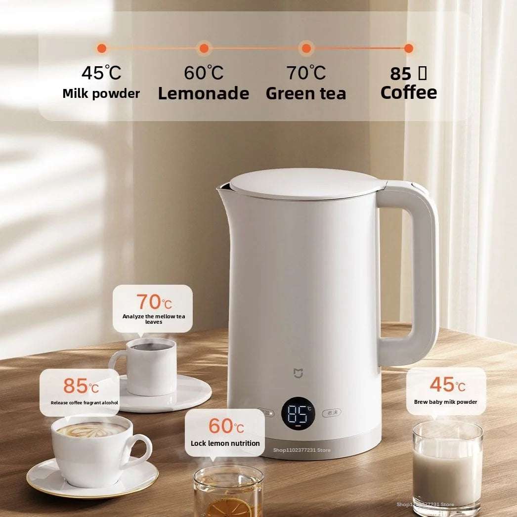 New Mijia Constant Temperature Electric Kettle 3 Home Automatic Power Off 316L Stainless Steel 1800w Fast Heating 1.7L