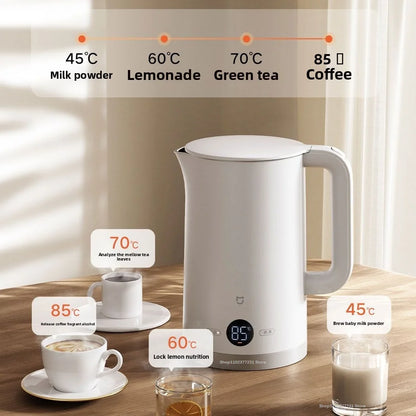 New Mijia Constant Temperature Electric Kettle 3 Home Automatic Power Off 316L Stainless Steel 1800w Fast Heating 1.7L