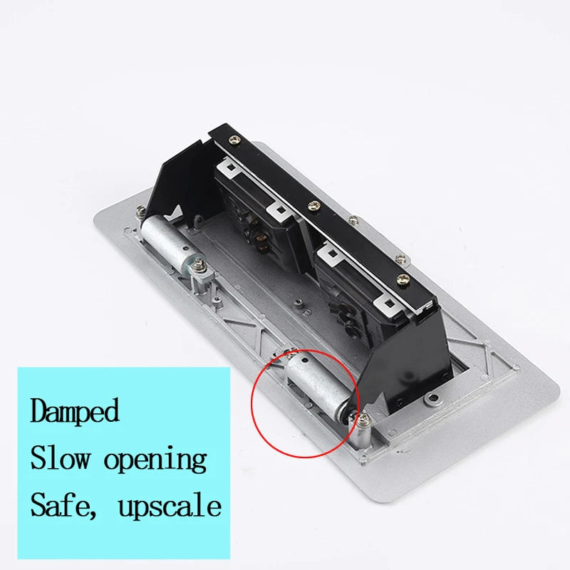 American standard socket embedded hidden desktop socket pop-up slow rise US power socket charging 2 Port USB 5v 2.1A socket