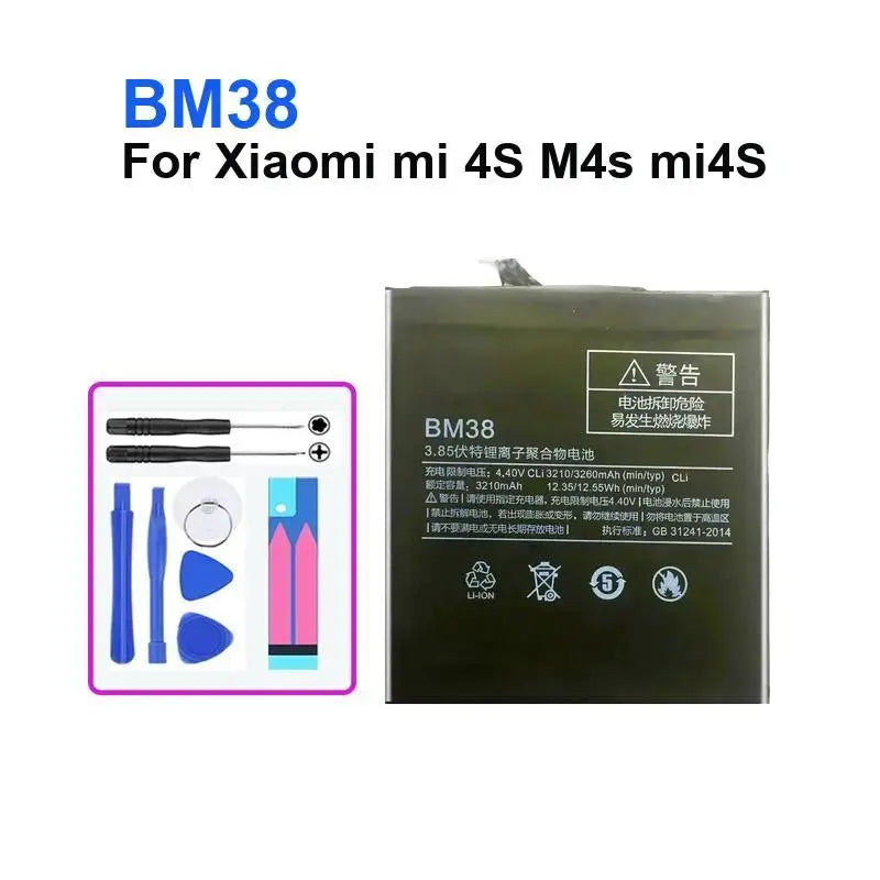 Phone Battery For Xiaomi Mi 4S 5 M5 4C 5C 5X 6 6X 7 8 A2 Redmi Note 5A Prime S2 Pro Y1 Mia1 Lite Batteries + Track NO
