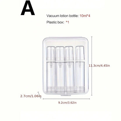 Travel Bottle Set Vacuum Bottle Spray Empty Bottle Water Emulsion Liquid Foundation Bottle Portable Essential Oil Bottle
