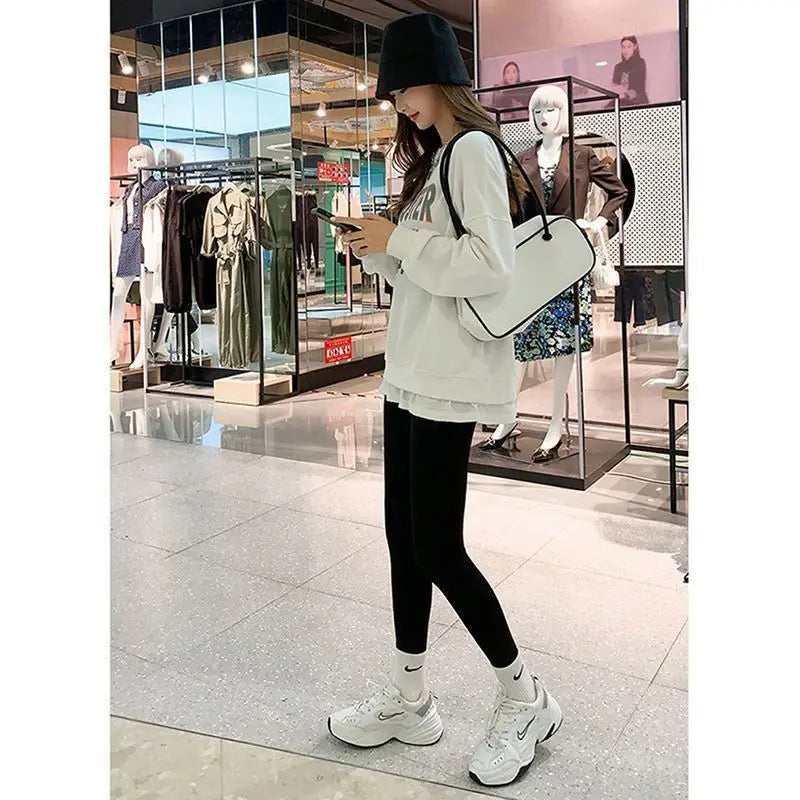 Leggings Women Sport Fitness Elegant Push Up Dames Looks Clothes White Push-Up Female Legging Gyaru Trousers Flared Legging