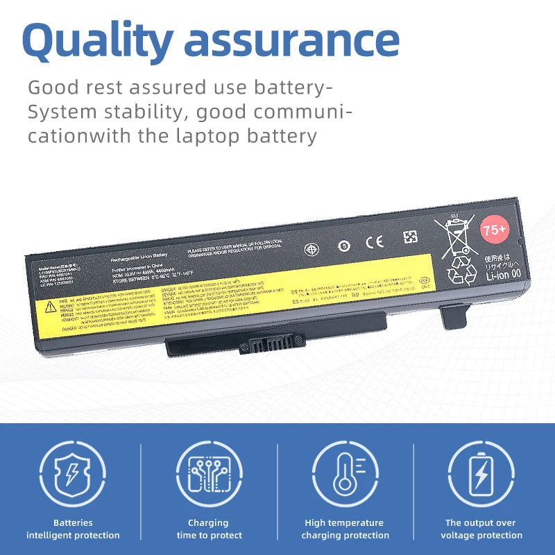 SUOZHAN For Lenovo ThinkPad E430 E530 E431 E531 E435 E440 E540 E445 E545 Z480 Z580 G480 G580 Y580 B590 Laptop Battery 45N1043