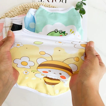 Summer Sleeveless Pet Vest Small Dogs Beach Cat Puppy Clothes Soft Breathable Dog T-Shirts