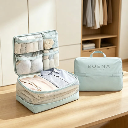 Comforter Storage Bag - Large Capacity Bedding Storage Bags Ultra Space Saving Self Compression Organizer, Washable Compression
