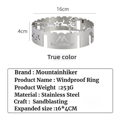 Mountainhiker Outdoor 3300W High Power Gas Stove Mini Camping Gas Burner Portable Picnic Hiking Cooking Stove Survival Furnace