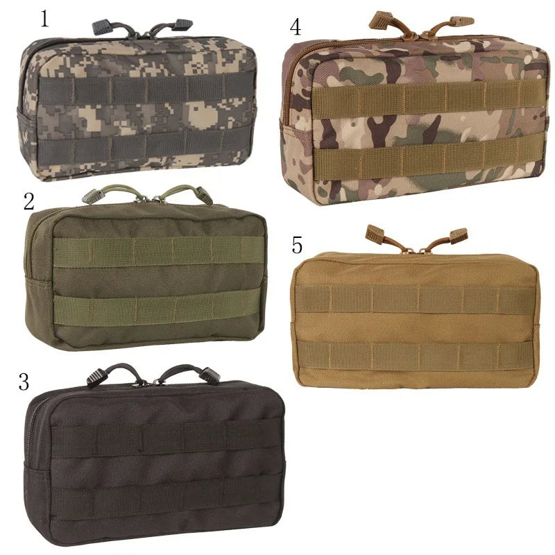 Tactical Molle EDC Tool Pouch Hunting Vest Dump Drop Pouches Outdoor Sports Fishing Camping Accessories Organizer EMT Waist Bag