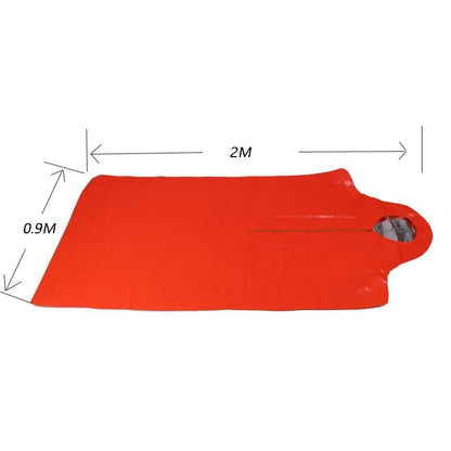 Outdoor emergency sleeping bag bundle pocket with reflective strip, ship rescue, anti overheating, camping and warmth equipment