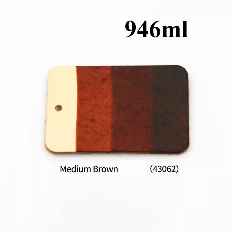 946ml Leather Alcohol Dye Handcrafted DIY Leather Clothing Handicrafts Fabric Coloring Dyeing Auxiliary Raw Surface Dyeing Agent