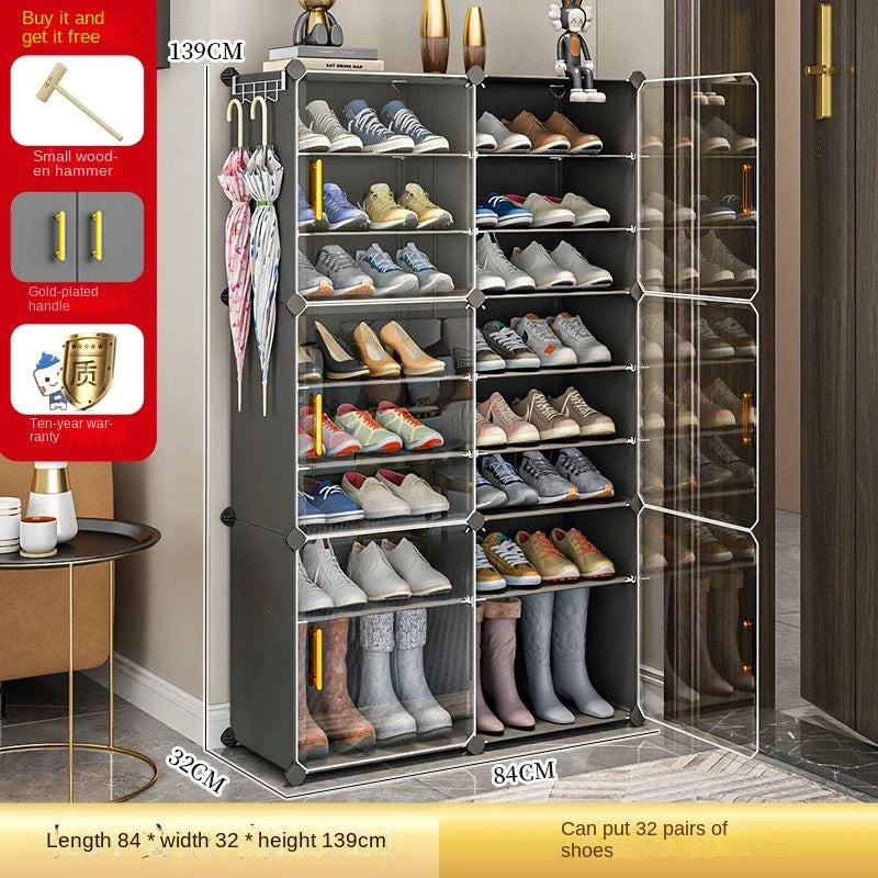 Modern Home Hallway Furniture Shoe Rack Cabinet For Living Room Storage Organizer Shelf Shoes Women's Sandals Cupboard Shoerack