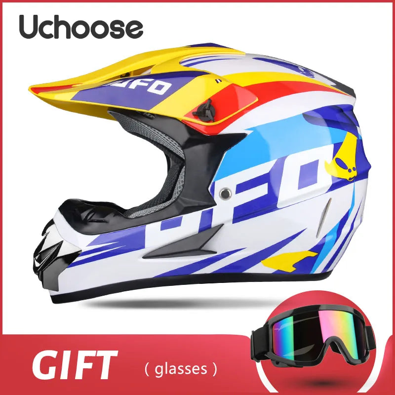 Full face motorcycle helmet for mountain bike  off-road  classic, MTB, racing, motocross, downhill, downhill