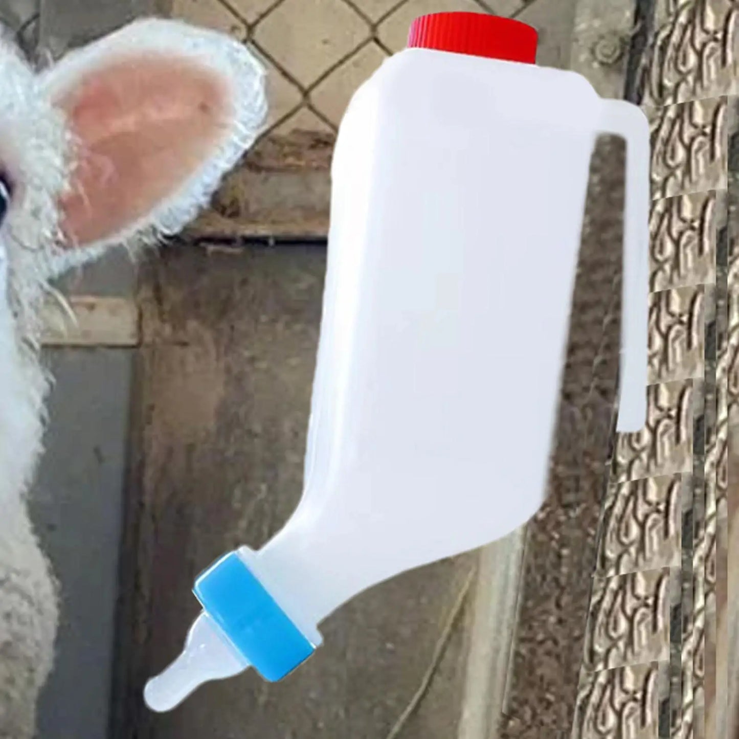 Goat Bottles For Feeding Baby Goats Lamb Bottle Feeding Bottle Lamb Feeder Bottle Milk Feeder Hangable Goat Bottle Lamb Nursing