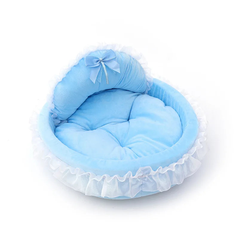 New Cute Princess Bed Pet  Cat Supplies Cat Kennel Four Seasons Universal Soft and Comfortable Kennel